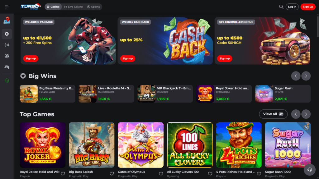casino online TurboWinz